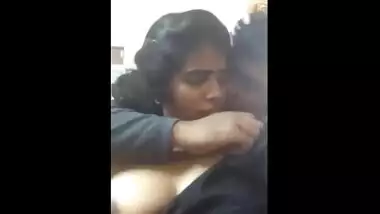 Hindi amateur sex of Chirala hot girl’s boobs fondled mms