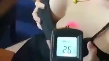Bf check gf boobs temperature