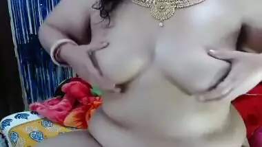 Indian Step Mom Playing With Big Tits