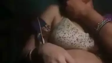 Bhabi Talking On Phone stripping and fingering MMS