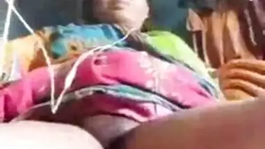 Horny Dehati wife displaying her naked pussy on live video call