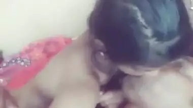 Cute girl blowing