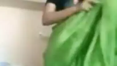 Nervous desi bhabhi stripping for secret lover leaked