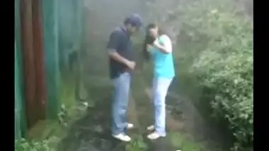 Cute Teen Fucks In Rain Shower