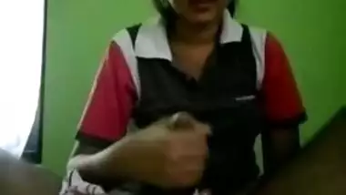 Indian couple handjob