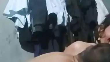 Rajasthani old man porn with his wife in the bed