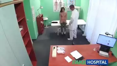 FakeHospital Doctor examines cute hot sexy patient