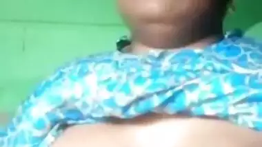 Village aunty showing Her big melons