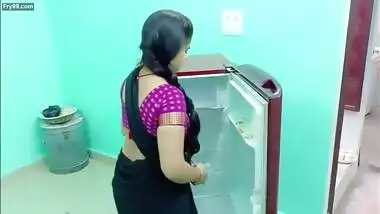 Indian Aunty Rupa Hottest Ass & Hip Show Fridge Cleaning Vlog