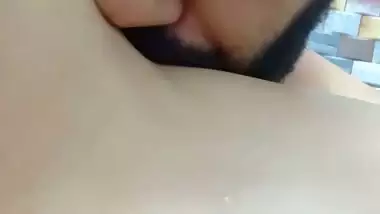 Pakistani chubby MILF nude bath and foreplay sex