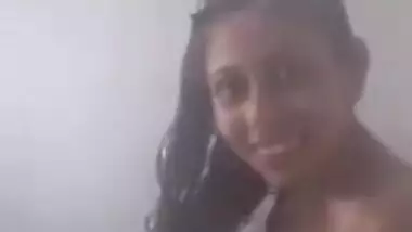 Boyfriend making bath selfie of bengali girlfriend
