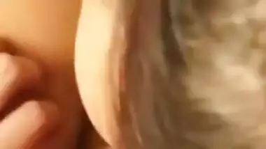 Big Boobie Horny GF just can’t resist sucking her Boyfriend’s Dick