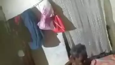 Old man having sex with maid caught on cam