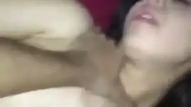 Paki girl with small tits enjoys XXX pole inside shaved pussy