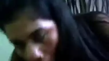 Desi girl blowjob to long black thick dick