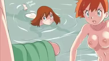 Pokémon Lewd Adventure Ch 4: Flannery (Hot Spring)