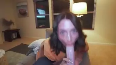 Step Bro is Back from Halloween Party to give Step Sis a Scary Big Cock