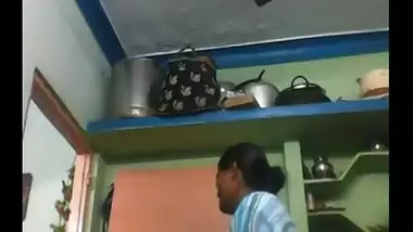 South Indian aunty caught by devar during changing