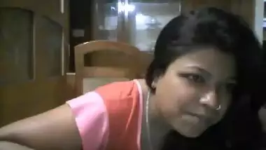 Mature Indian divorced housewife Jaya stripping...