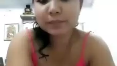 Man works hard but whorish Indian wife flirts with guys via webcam