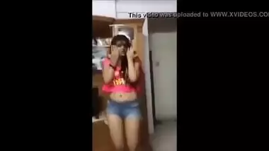 Hot Horny Desi teensitter dancing