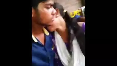 Desi village lover kissing seen