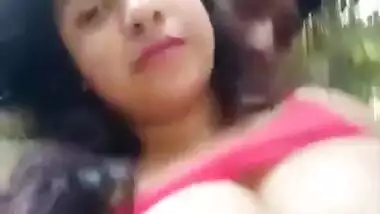 Bengali Boudi Boob Pressed In Jungle