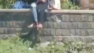 Desi College Girl Sucking Dick Of Lover In Public Place