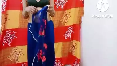 Hot Your Priya Ki Mast Chudayi In Blue Saree Hot Video