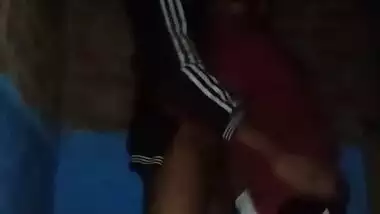 Real Desi Bhabhi foreplay sex with young lover homemade video