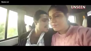 Hard sex in car with sexy girlfriend 1