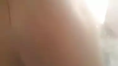 Sali roams naked in front of her Jija in nude MMS