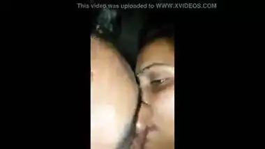 Bhabhi with neighbour boy smooch and blowjob