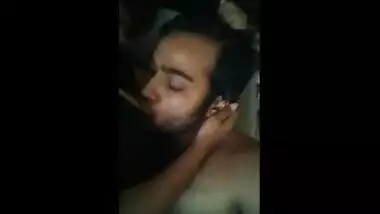 Large mangos Indian college girlfriend gets mounds sucked by boyfriend