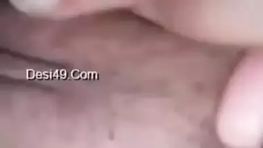 Charming Desi babe shows tits and sticks fingers into her XXX cunt