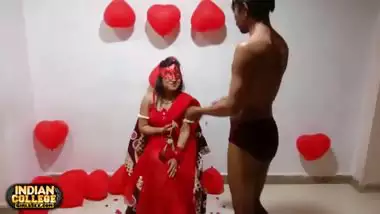 Loving Indian Couple Celebrating Valentines Day With Amazing Hot Sex