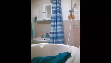 Spy cam recorded naked hostel girl