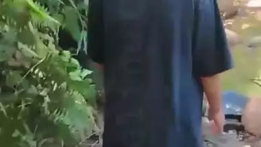 Assamese couple enjoys nature while fucking in outdoor sex