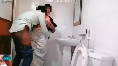 Fucking my Secretary in the Office Bathroom