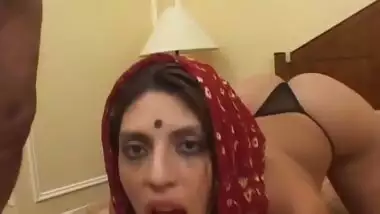 Brunette Indian Girl Gets Fucked In Her Bald Cunt
