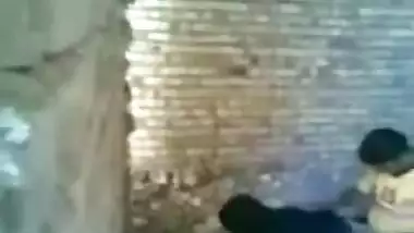 Pakistani aunty illicit taboo sex with nephew in an abandoned house of caught on spy cam