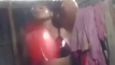 Today Exclusive- Desi Village Girl Showing Her Boobs And Pussy To Lover Part 2