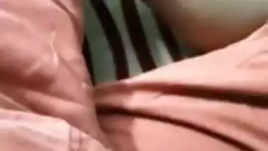 Cute Desi fatty teases a guy with her big boobs on XXX video call