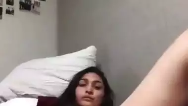 Desi nude Mumbai girl fucks her asshole with a makeup brush