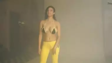 Indian nude model Shanaya in a hot photo shoot