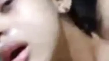 Beautiful Cute Desi Girl Facial With Cum