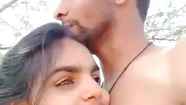 Desi cute lover romance outdoor