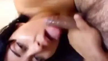 Indian desi wife sucking her husband's cock