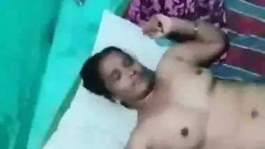 Bhabhi applying condom on dick and ready for fucking with lover