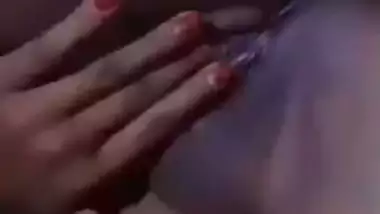Hot Bangladeshi village girl shows how she fingers her Desi XXX cunt